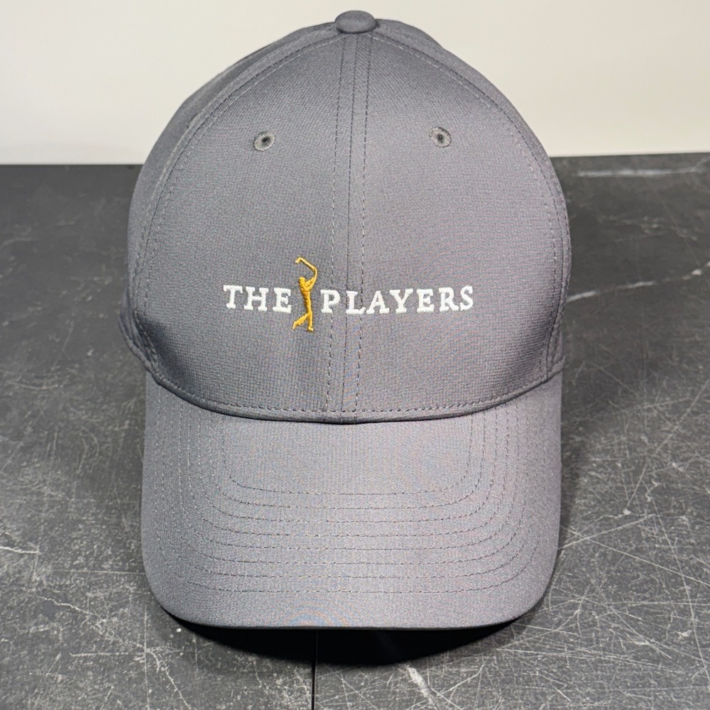 Nike Legacy Dri-FIT THE PLAYERS Championship Golf Hat Gray Adjustable Cap